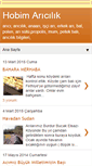 Mobile Screenshot of hobim-aricilik.blogspot.com