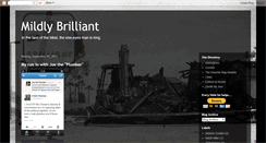 Desktop Screenshot of mildlybrilliant.blogspot.com