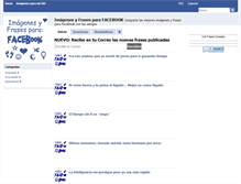 Tablet Screenshot of frases-facebook.blogspot.com