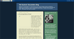 Desktop Screenshot of dyslexicstoryteller.blogspot.com