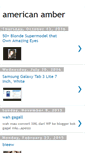 Mobile Screenshot of americanamber.blogspot.com