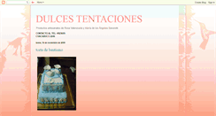 Desktop Screenshot of dulcestentacionesrosario.blogspot.com