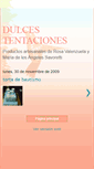 Mobile Screenshot of dulcestentacionesrosario.blogspot.com