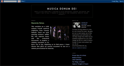 Desktop Screenshot of musicadonumdei.blogspot.com