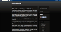 Desktop Screenshot of humhollow.blogspot.com
