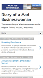 Mobile Screenshot of diaryofamadbusinesswoman.blogspot.com