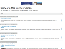 Tablet Screenshot of diaryofamadbusinesswoman.blogspot.com