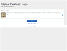 Tablet Screenshot of dogoriginalpaintings.blogspot.com