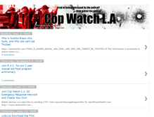 Tablet Screenshot of copwatchlosangeles.blogspot.com