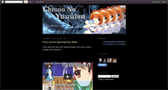 Desktop Screenshot of chronoanime.blogspot.com