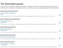 Tablet Screenshot of interestedlayman.blogspot.com