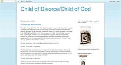 Desktop Screenshot of childofdivorce-childofgod.blogspot.com