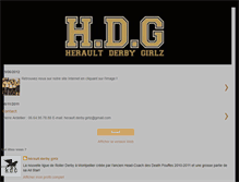 Tablet Screenshot of heraultderbygirlz.blogspot.com