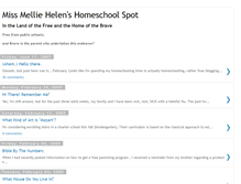 Tablet Screenshot of missmelliehelen.blogspot.com