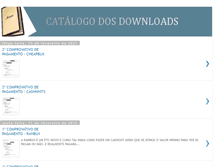 Tablet Screenshot of catalogodosdownloads.blogspot.com