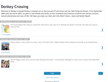 Tablet Screenshot of donkeycrossing.blogspot.com