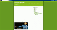 Desktop Screenshot of cristianoronaldo-pictures.blogspot.com