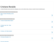 Tablet Screenshot of cristianoronaldo-pictures.blogspot.com