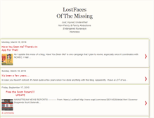 Tablet Screenshot of lostfacesofthemissing.blogspot.com