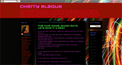 Desktop Screenshot of cherryblaque.blogspot.com