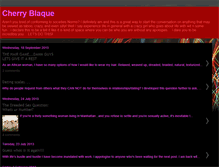 Tablet Screenshot of cherryblaque.blogspot.com