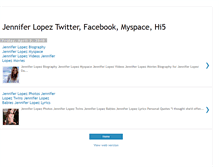 Tablet Screenshot of jennifer-lopez-twitter-facebook.blogspot.com