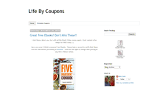 Desktop Screenshot of lifebycoupons.blogspot.com