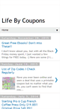 Mobile Screenshot of lifebycoupons.blogspot.com