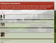 Tablet Screenshot of instinctiveimpressions.blogspot.com