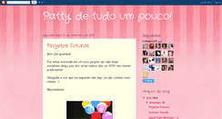 Desktop Screenshot of patty-detudoumpouco.blogspot.com