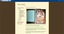 Desktop Screenshot of materadio.blogspot.com
