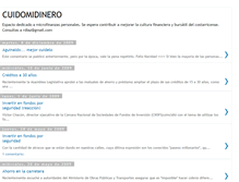 Tablet Screenshot of cuidomidinero.blogspot.com