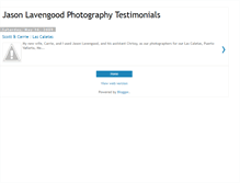 Tablet Screenshot of jasonlavengoodphotographytestimonials.blogspot.com