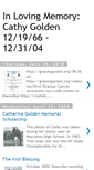 Mobile Screenshot of catherinelgoldenmemorial.blogspot.com