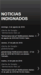 Mobile Screenshot of noticiasindignados.blogspot.com