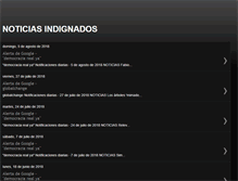 Tablet Screenshot of noticiasindignados.blogspot.com