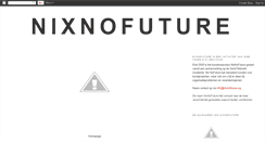 Desktop Screenshot of nixnofuture.blogspot.com