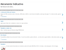 Tablet Screenshot of meramenteindicativo.blogspot.com