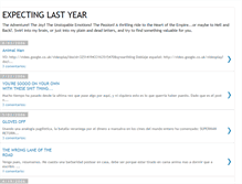 Tablet Screenshot of expectinglastyear.blogspot.com