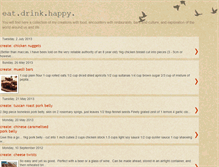 Tablet Screenshot of eatdrinkhappy-mel.blogspot.com