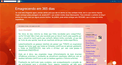 Desktop Screenshot of emagrecendo365dias.blogspot.com