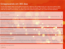 Tablet Screenshot of emagrecendo365dias.blogspot.com