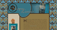 Desktop Screenshot of harmonycanines2.blogspot.com