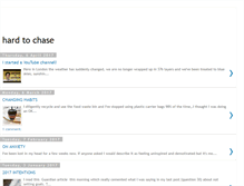 Tablet Screenshot of hardtochase.blogspot.com