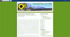 Desktop Screenshot of canariasverde.blogspot.com