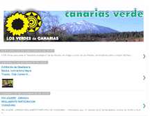 Tablet Screenshot of canariasverde.blogspot.com