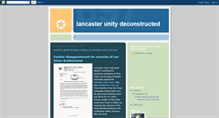 Desktop Screenshot of lancasterunity.blogspot.com