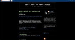 Desktop Screenshot of devtendencies.blogspot.com