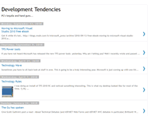 Tablet Screenshot of devtendencies.blogspot.com