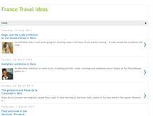 Tablet Screenshot of francetravelideas.blogspot.com